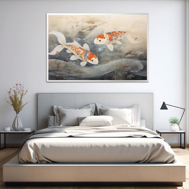 Two Koi Fish Painting